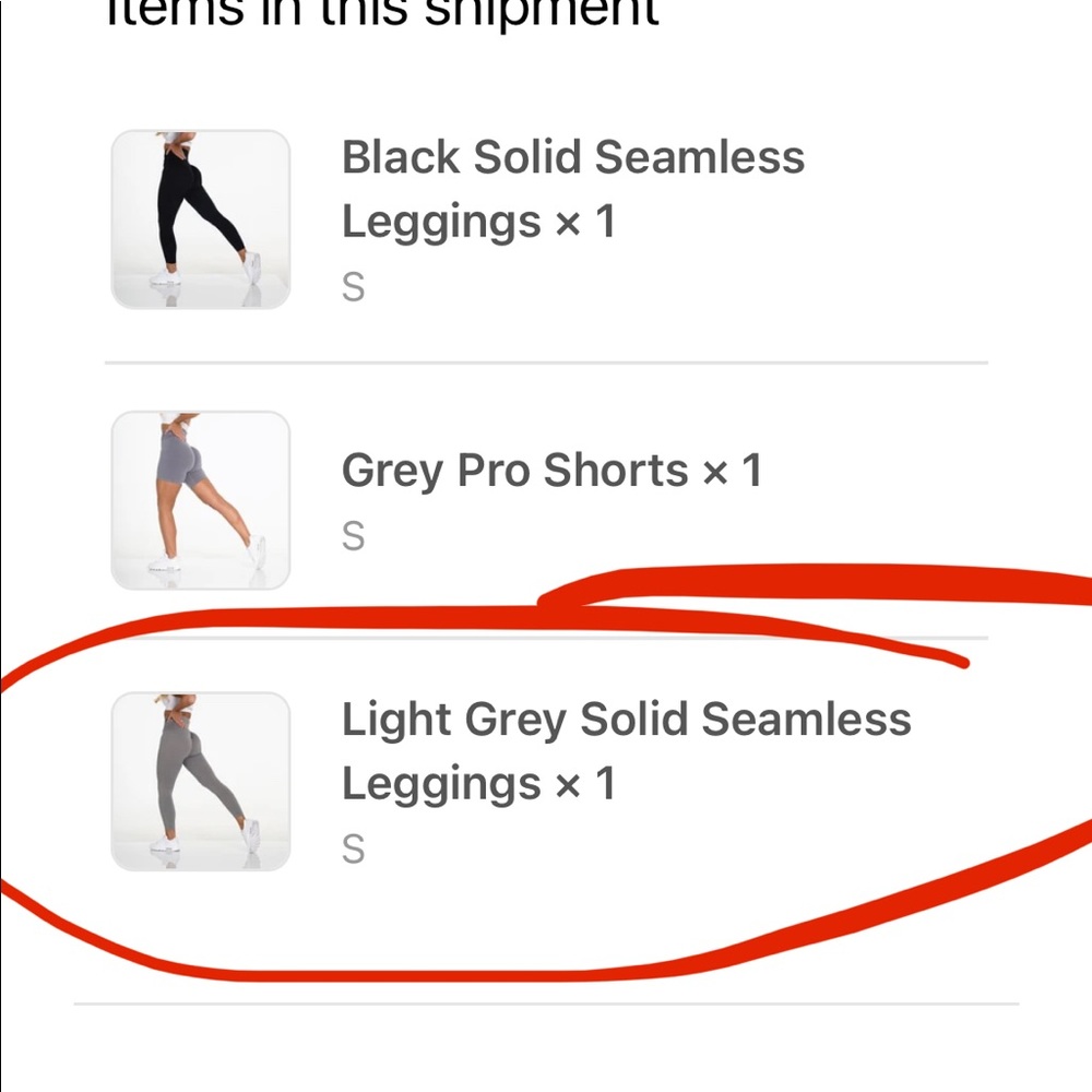 NVGTN light grey seamless leggings